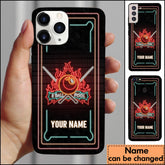 Maxcorners Neon Billiard 8 Ball Pool Personalized Phone Case