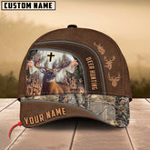 Maxcorners Hunting Deer In The Arms Of God Personalized Hats 3D Multicolored