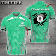 Maxcorners Billiards Ball Personalized Name, Team Name Unisex Shirt ( Multicolor Options )