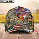 Maxcorners Epic Tezetis Design Hunting Deer Personalized Hats 3D Multicolored