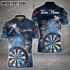 Maxcorners Darts Smoke Color Options Personalized Name, Team Name Unisex 3D Shirt