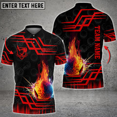 Maxcorners Golf Royal Multicolor Option Customized Name 3D Shirt