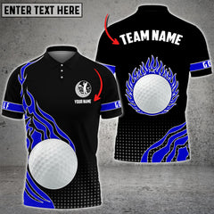 Maxcorners Golf Multicolor Option Customized Name 3D Shirt