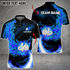 Maxcorners Golf Breath Of Fire Multicolor Option Customized Name 3D Shirt