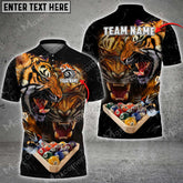 Maxcorners Billiards 8 Ball King Of Forest Multicolor Option Personalized Name 3D Shirt