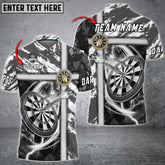 Maxcorners Cross Metal Darts Personalized Name, Team Name Unisex 3D Shirt ( More Color Options )