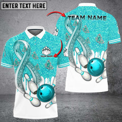 Maxcorners Bowling And Pins Awareness Edition Multicolor Option Customized Name 3D Shirt