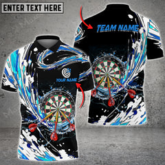 Maxcorners Breath Of Water Darts Multicolor Option Personalized Name 3D Shirt