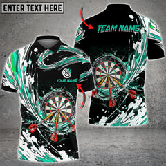 Maxcorners Breath Of Water Darts Multicolor Option Personalized Name 3D Shirt