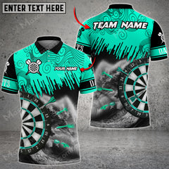 Maxcorners Darts Seawave Color Options Personalized Name, Team Name Unisex 3D Shirt