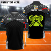 Maxcorners Tennis Sport Multicolor Options Customized Name 3D Shirt ( 6 Colors )