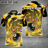 Maxcorners Billiards Tornado Throw Multicolor Options Personalized Name 3D Shirt (6 Colors)
