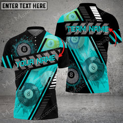 Maxcorners Billiards Throught Personalized Name, Team Name Unisex Shirt ( 6 Colors )