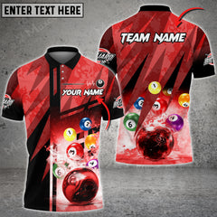 Maxcorners Billiards Ultimate Night 8 Ball Billiard Personalized Name, Team Name Unisex Shirt ( 4 Colors )