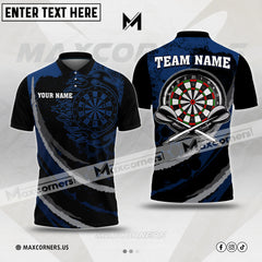 Maxcorners Darts Black Flames Of Hell Multicolor Option Customized Name 3D Shirt
