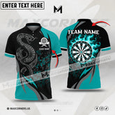 Maxcorners Darts Poison Snake Multicolor Option Customized Name 3D Shirt