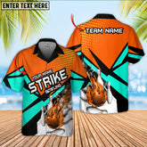 Maxcorners Bowling Ball And Pins Strike Cannon Ball Throw Multicolor Option Customized Name Hawaiian Shirt (5 Colors)