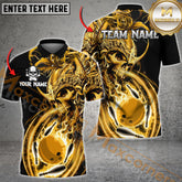 Maxcorners Warrior Bowling Jersey Multicolor Options Personalized Name, Team Name 3D Shirt