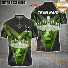 Maxcorners Classic Player Bowling Jersey Multicolor Options Personalized Name, Team Name 3D Shirt