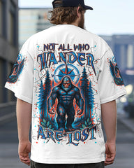 Maxcorners Not All Who Wander Are Lost Bigfoot All Over Print LM1601