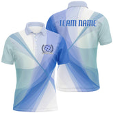 MaxCorners Pickleball Multi-Color 1 Customized Name, Team Name 3D Polo Shirt For Men