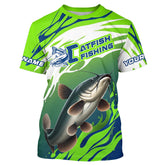 Maxcorners Catfish Fishing Custom Long Sleeve Fishing Shirts, Catfish Fishing Tournament Shirts Fishing Jerseys MT2108