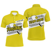 MaxCorners Pickleball Tournament Customized Name, Team Name 3D Polo Shirt For Men