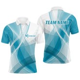 MaxCorners Pickleball Multi-Color 3 Customized Name, Team Name 3D Polo Shirt For Men