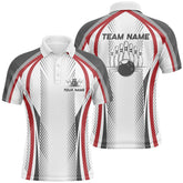 Maxcorners Bowling League Multicolor Option Customized Name 3D Shirt