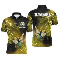 Maxcorners Lightning Thunder Bowling Team Multicolor Option Customized Name 3D Shirt