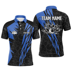 Maxcorners Bowling Strike Team League Multicolor Option Customized Name 3D Shirt