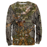 Maxcorners Custom Name 2 Deer Hunting Camo 3D All Over Printed Clothes