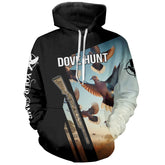 Maxcorners Dove Hunting Custom Name All Over Print Shirt, Personalized Dove Hunting Shirt, Gift For Hunter