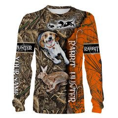 Maxcorners Rabbit Hunting Customize Name 3D Shirts
