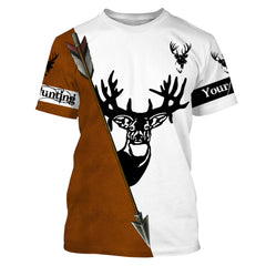 Maxcorners Bow hunting Deer Custom hunting shirts for Men, Women and Kid, Personalized gifts for Deer hunters LM2608