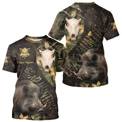 Maxcorners Custom Camo Forest 3D Animal Deer Hunting Shirt Best Hunting Clothes For Season LM0409