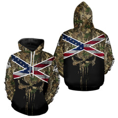 Maxcorners Camo Deer Hunting Shirts with US Flag, Personalized Deer Hunting Shirt, Hunting Gifts for Men LM0409