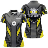 MaxCorners Billiard 9 Ball Pool Customized Name, Team Name 3D Polo Shirt For Women