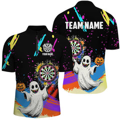 Maxcorners Colorful Dartboard Funny Ghost Custom Halloween Darts Jersey Customized Name, Team Anme 3D Shirt