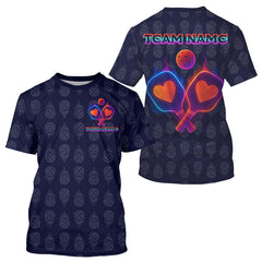 Maxcorners Custom Men's Pickleball T-Shirt Flame Pickleball Jersey For Lovers, Couple Pickleball LM2608