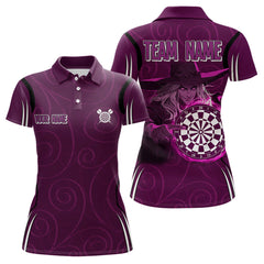 Maxcorners Custom Purple Dartboards And Witch Dart Shirts For Men, Dart Team Jerseys LM243