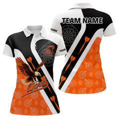 Maxcorners Custom Darts Board Orange Flying - Eagles Dart Shirts For Men, Dart Team Jerseys