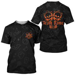 Maxcorners Halloween Pickleball T-Shirt Personalized Pickleball For Men, Halloween Pickleball Gifts LM1708