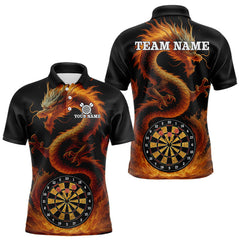 Maxcorners Custom Funny Dragon Darts Shirt For Men Personalized Darts Jerseys, Darts Team Shirt LM0409