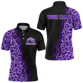 Maxcorners Custom Bowling Shirt Personalized Bowling Jersey Bowling Team League Polo Shirt LM0607