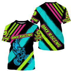Maxcorners BMX Racing Cycling Customize Name 3D Shirts