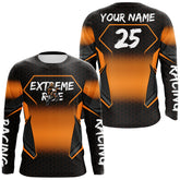 Maxcorners Custom Motocross Jersey Kid Men Women Upf30+ Orange Dirt Bike Shirt MX Off-Road Rider Motorcycle MT2809