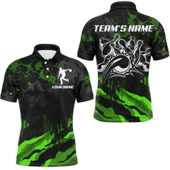 Maxcorners Camo Bowling Multicolor Option Customized Name 3D Shirt