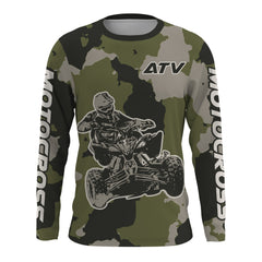 Maxcorners Camo ATV Motocross Racing Jersey Upf30+ Quad Bike Jersey Men Kid Women ATV Riding MT2809