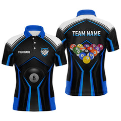 Maxcorners Billiard Jersey 8 Ball Pool Men Custom Billiard Shirt For Men Billiard Team Jersey Polo & 1/4 Zip